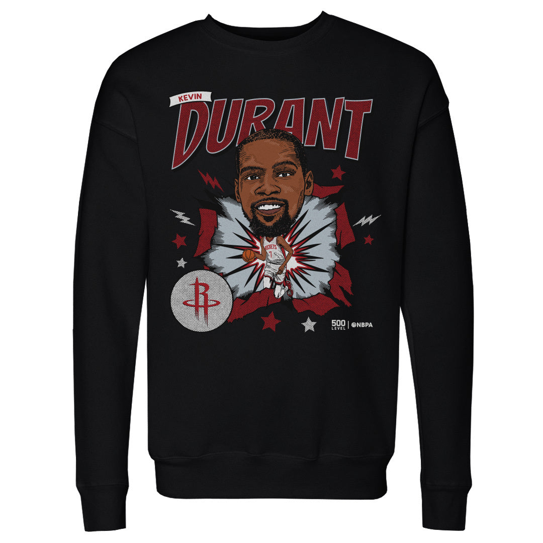 Kevin Durant Houston Rockets Caricature WHT