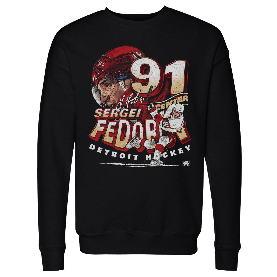 Sergei Fedorov Detroit Player Name WHT