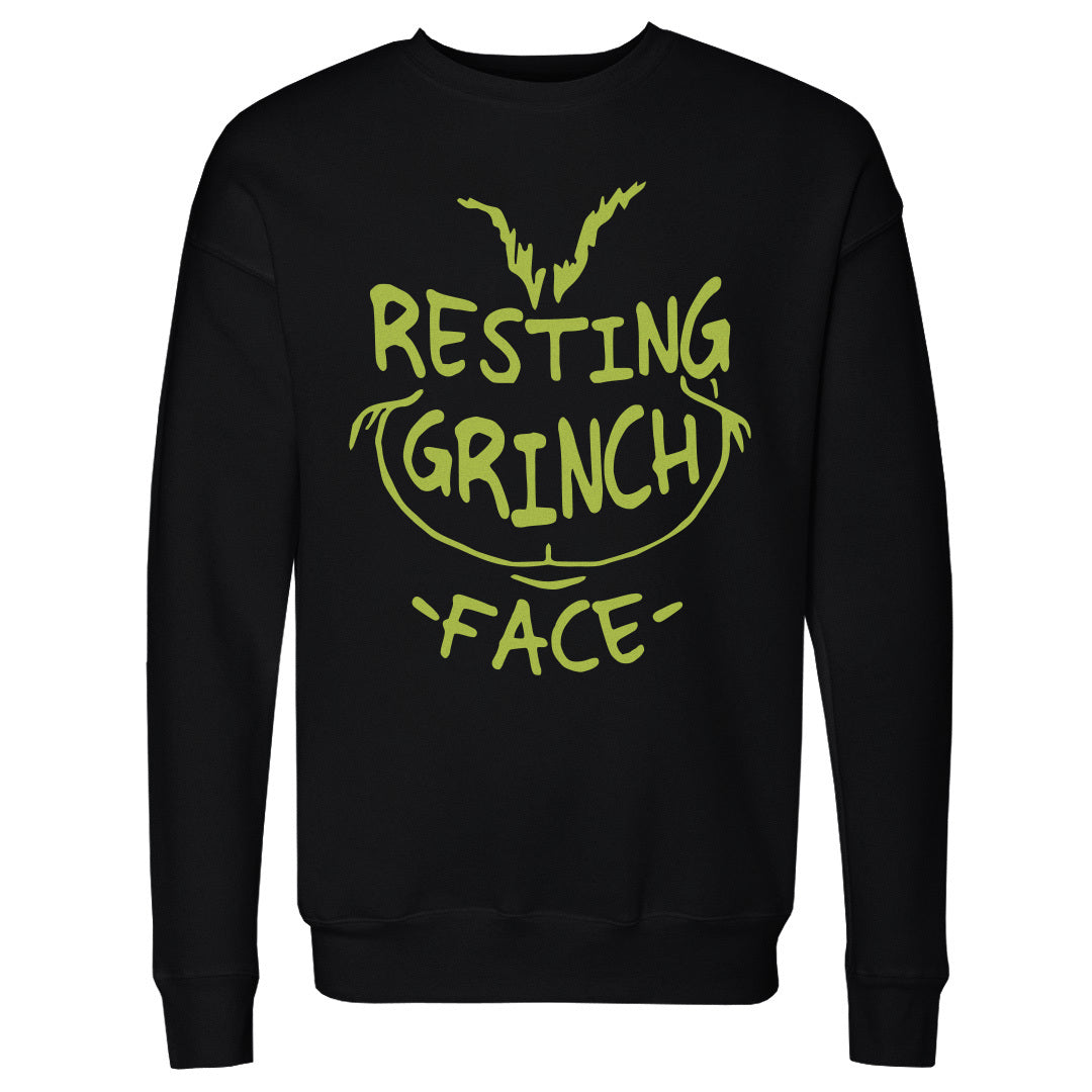 Christmas Resting Grinch Face WHT