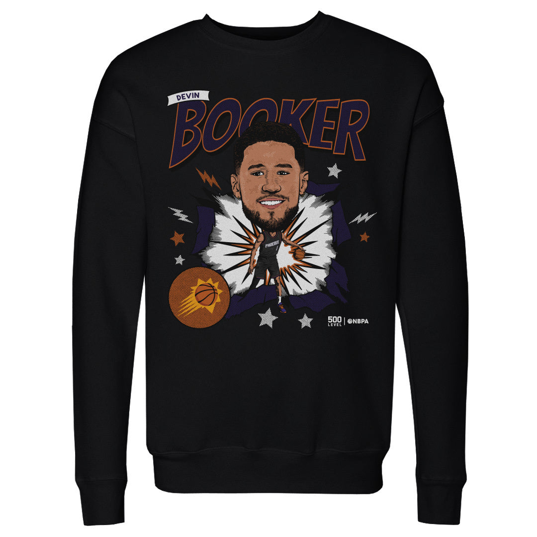 Devin Booker Phoenix Suns Caricature WHT