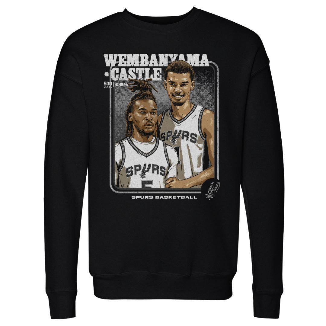 Victor Wembanyama & Stephon Castle San Antonio Spurs Step Brothers WHT