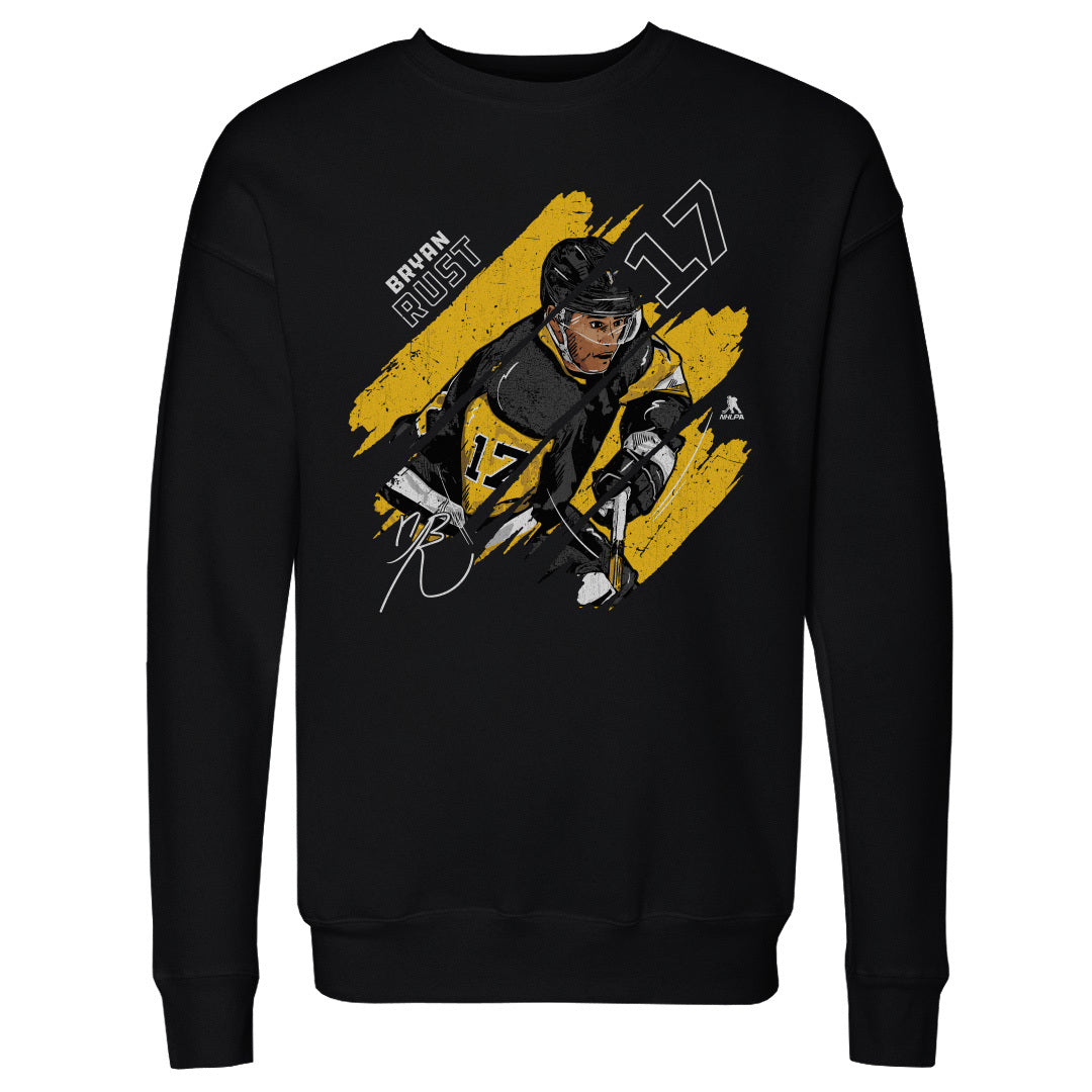 Bryan Rust Pittsburgh Stripes WHT