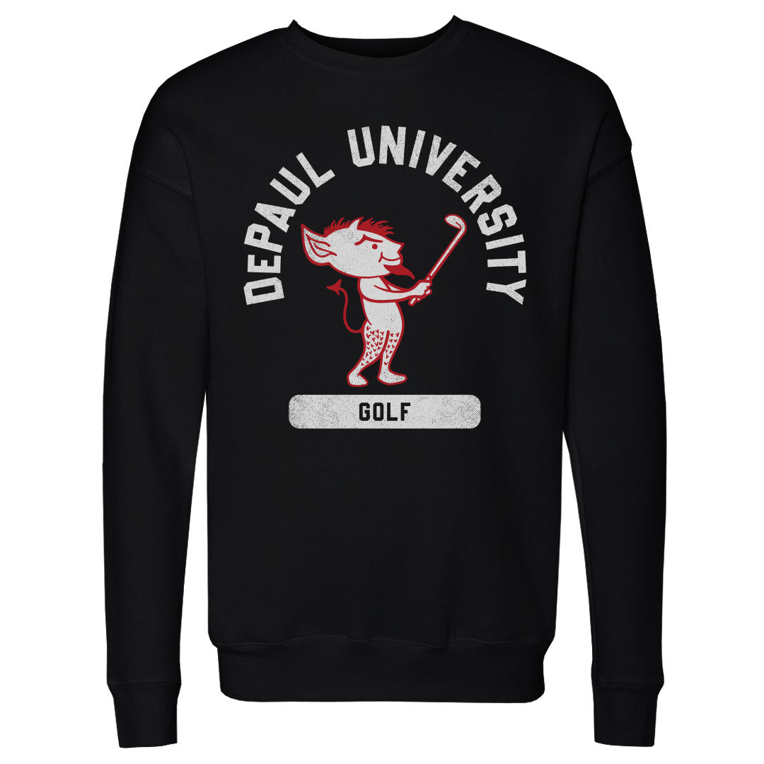 DePaul Blue Demons Mascot Golf WHT