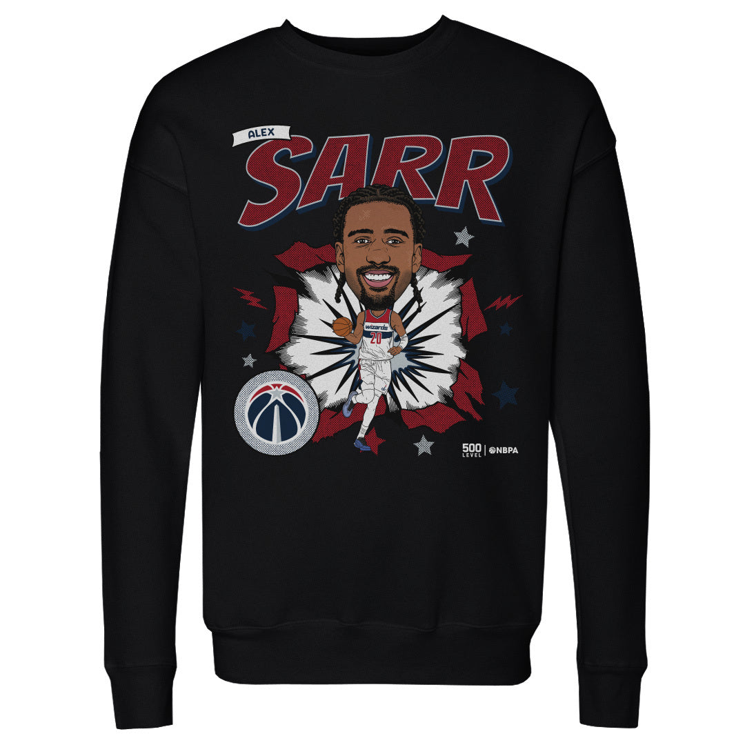 Alex Sarr Washington Wizards Caricature WHT