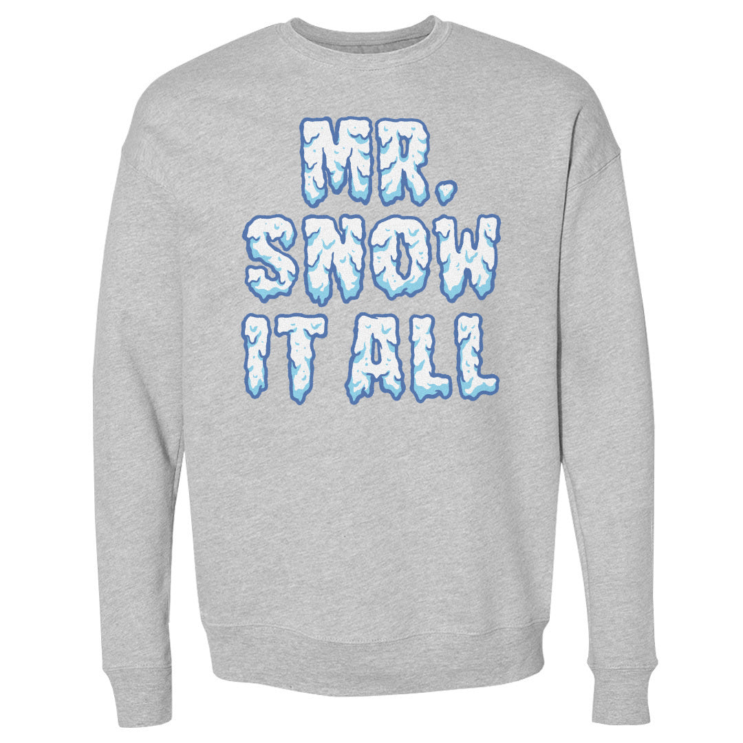 Christmas Mr. Snow It All WHT