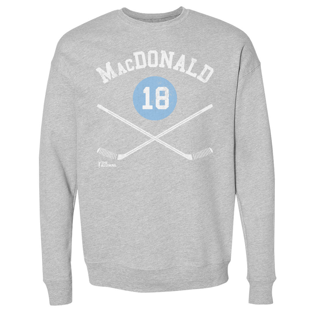 Lowell MacDonald Pittsburgh 18 Sticks WHT