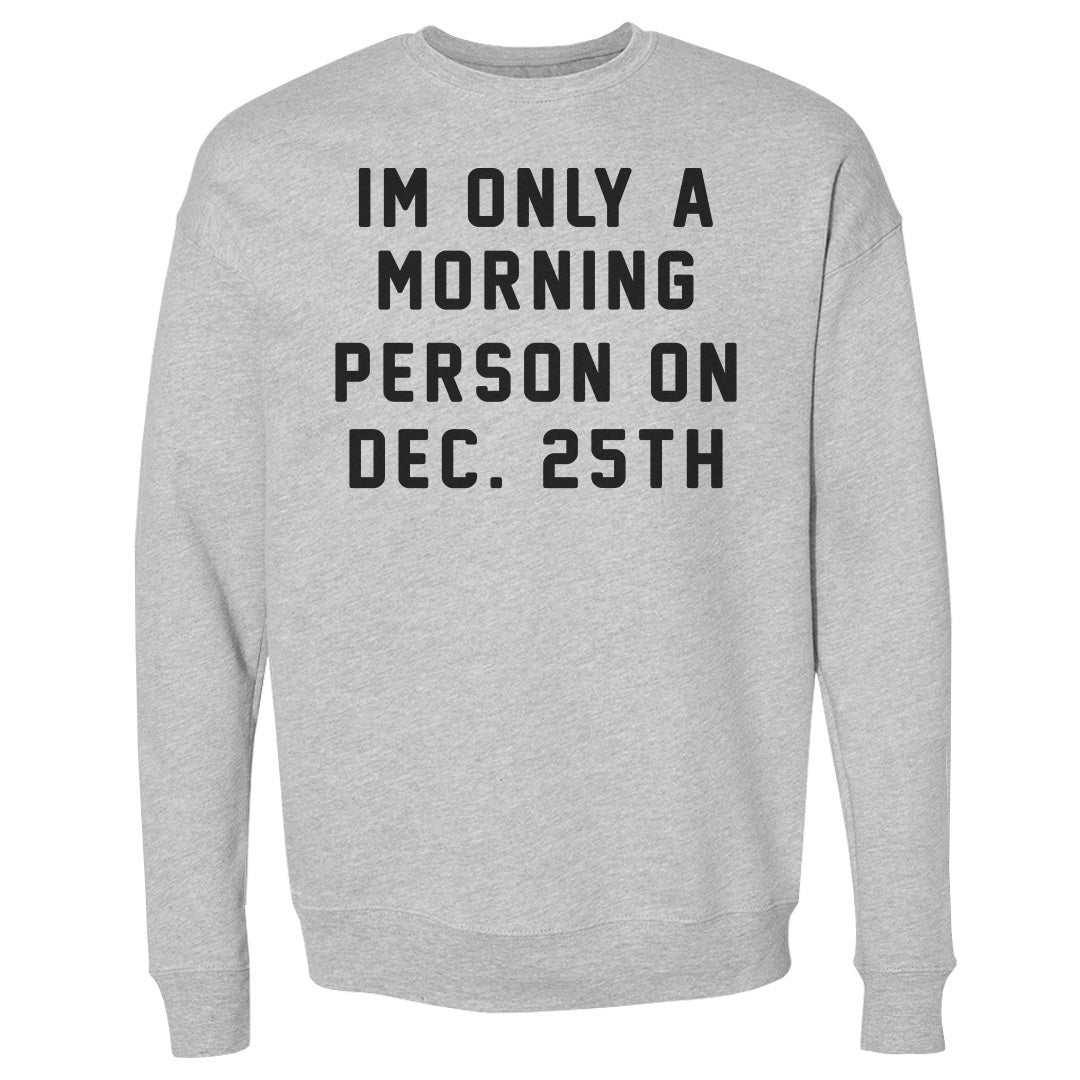 Christmas Morning Person On Christmas