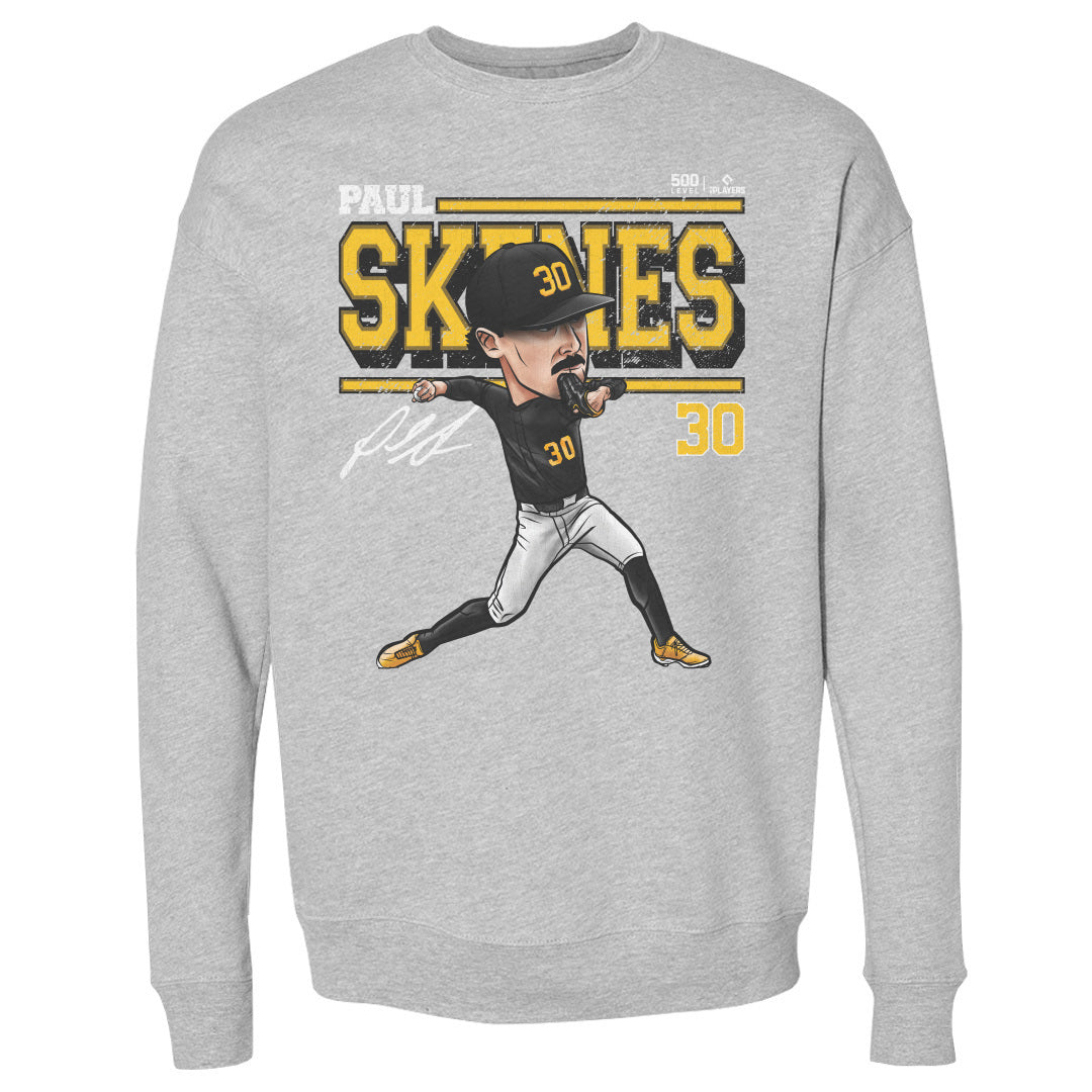 Paul Skenes Pittsburgh Cartoon WHT