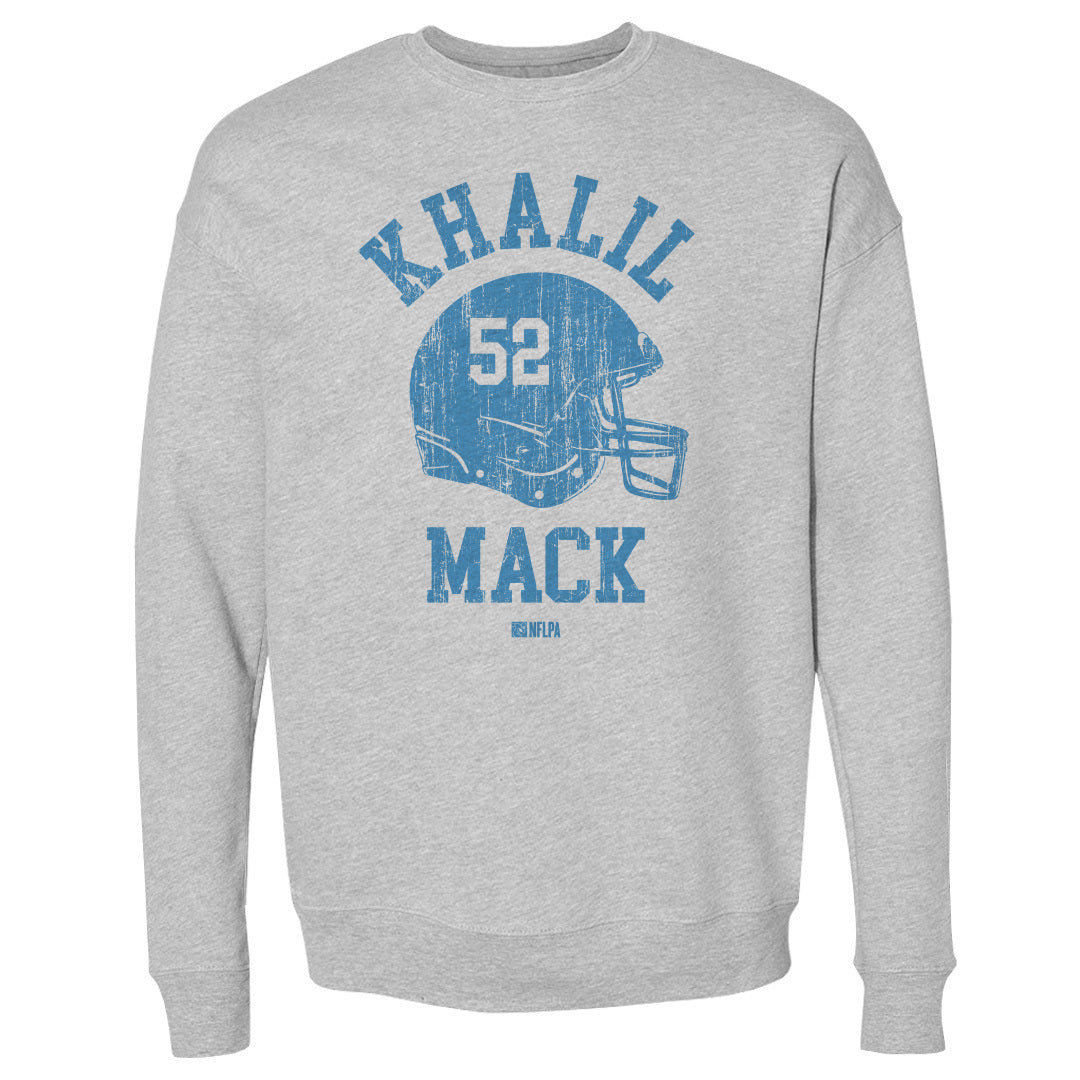 Khalil Mack Los Angeles C Helmet Font