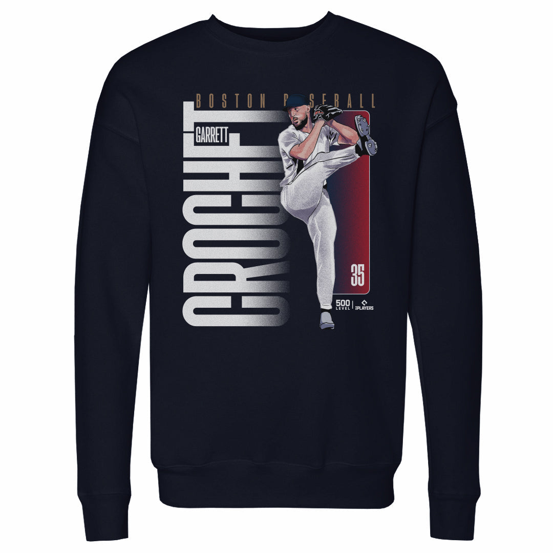 Garrett Crochet Boston Vertical Name WHT