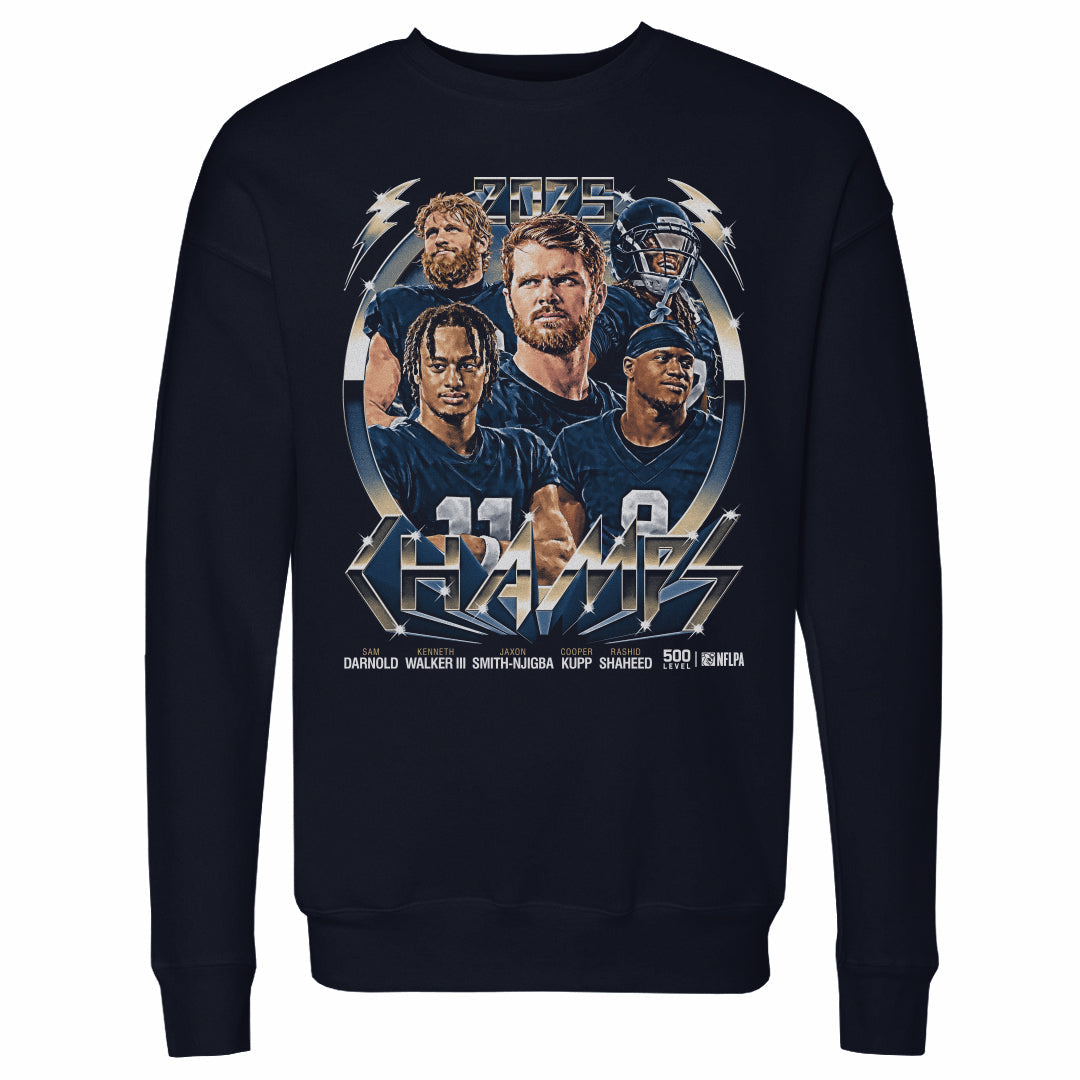 Seattle Football 2025 Champs Vintage WHT