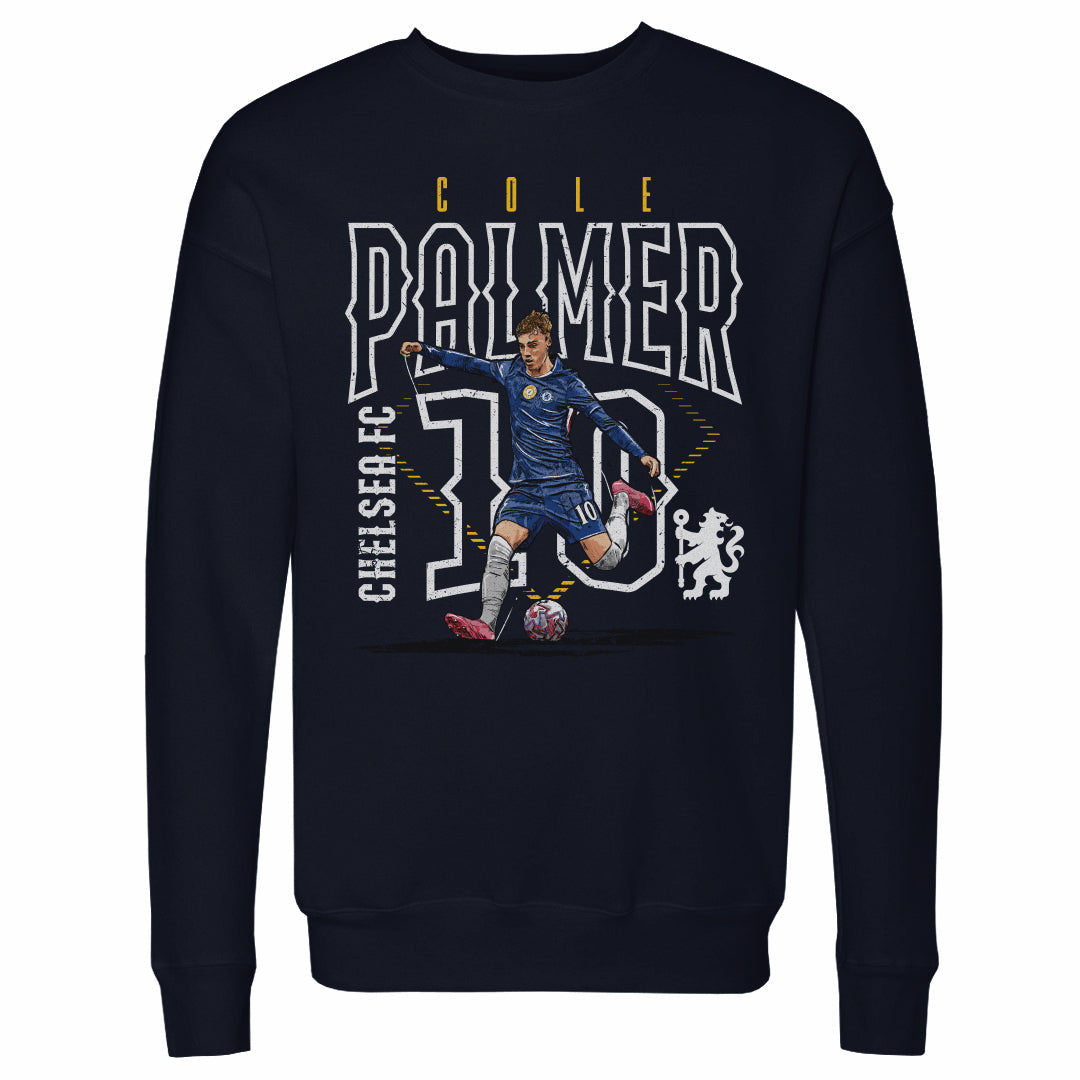 Cole Palmer Chelsea FC Outline Number WHT