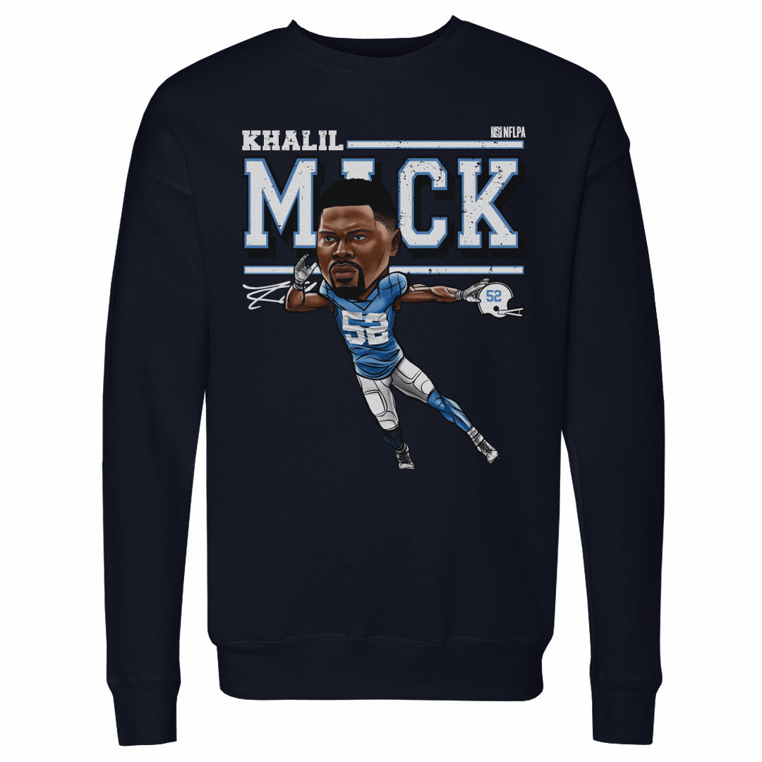 Khalil Mack Los Angeles C Cartoon WHT