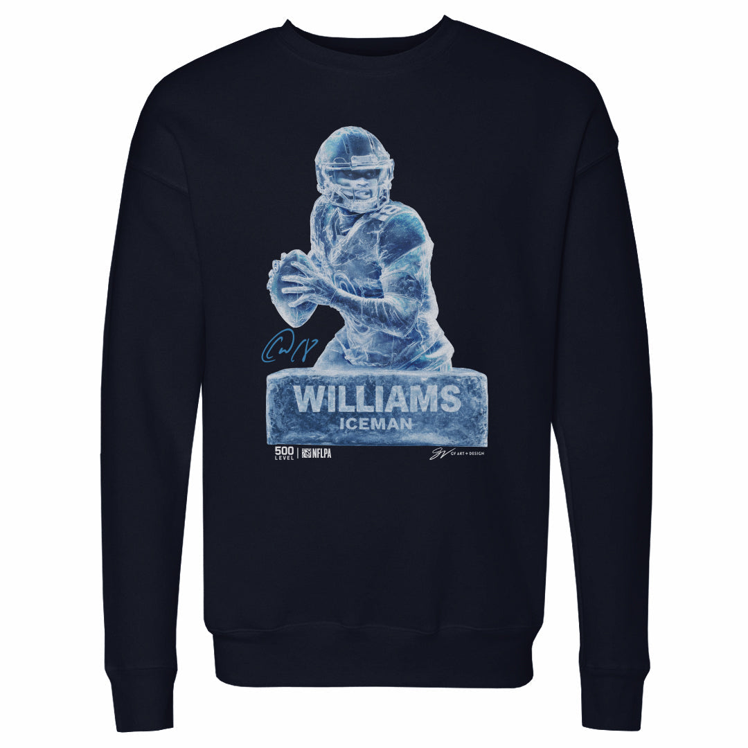 Caleb Williams Chicago Iceman Sculpture WHT