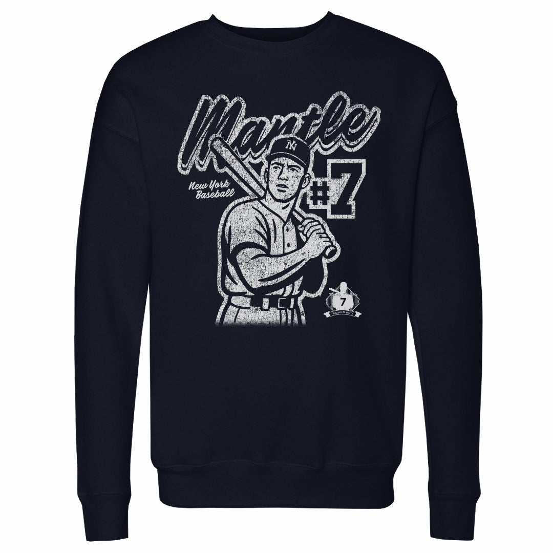 Mickey Mantle New York Y Retro WHT