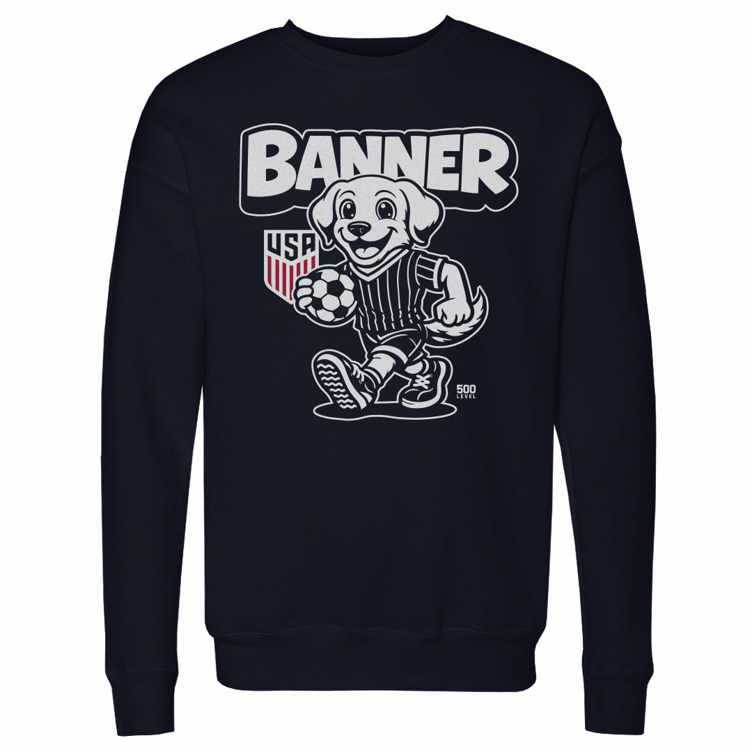 U.S. Soccer Mascot Banner WHT
