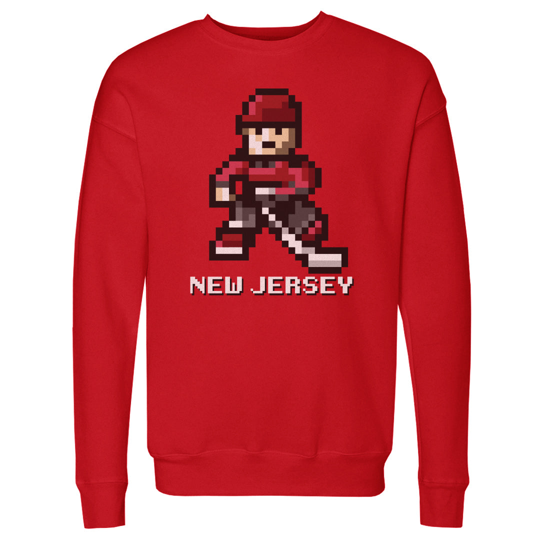 New Jersey Hockey 8-bit WHT