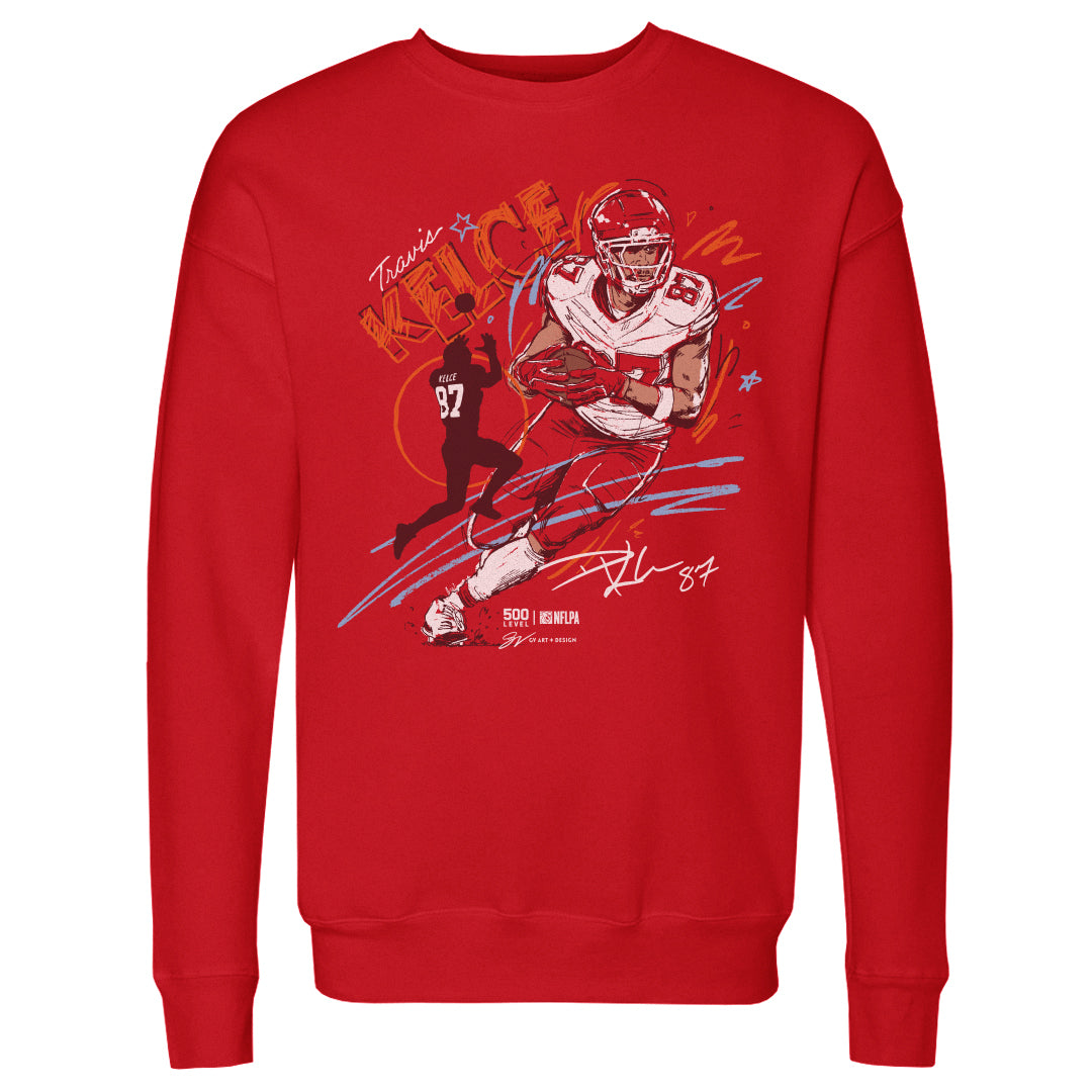 Travis Kelce Kansas City Scribble WHT