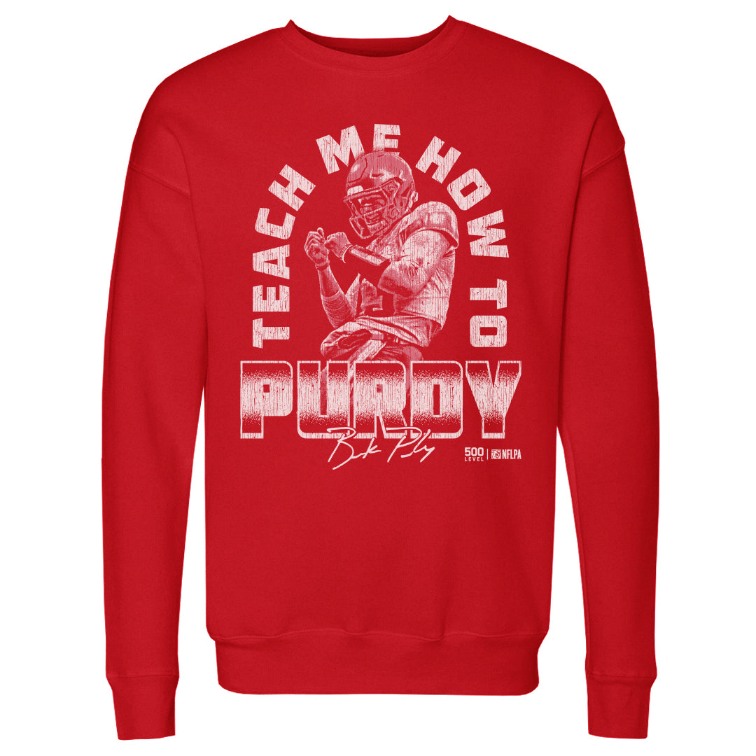 Brock Purdy San Francisco Teach Me How To Purdy WHT
