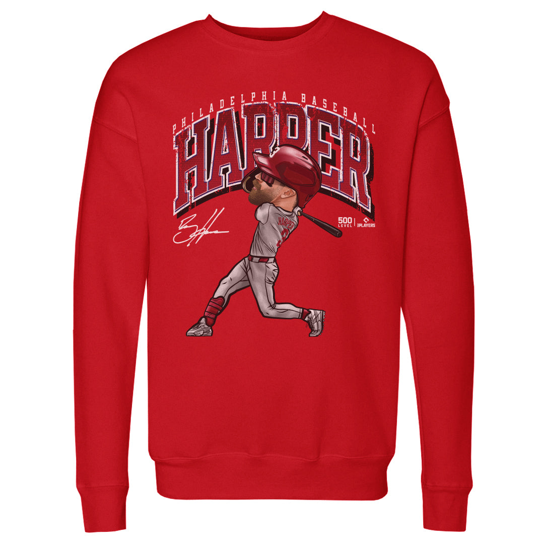 Bryce Harper Philadelphia Cartoon WHT