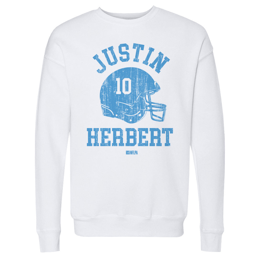Justin Herbert Los Angeles C Helmet Font