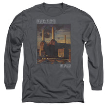 Load image into Gallery viewer, Pink Floyd Faded Animals Mens Long Sleeve Shirt Charcoal