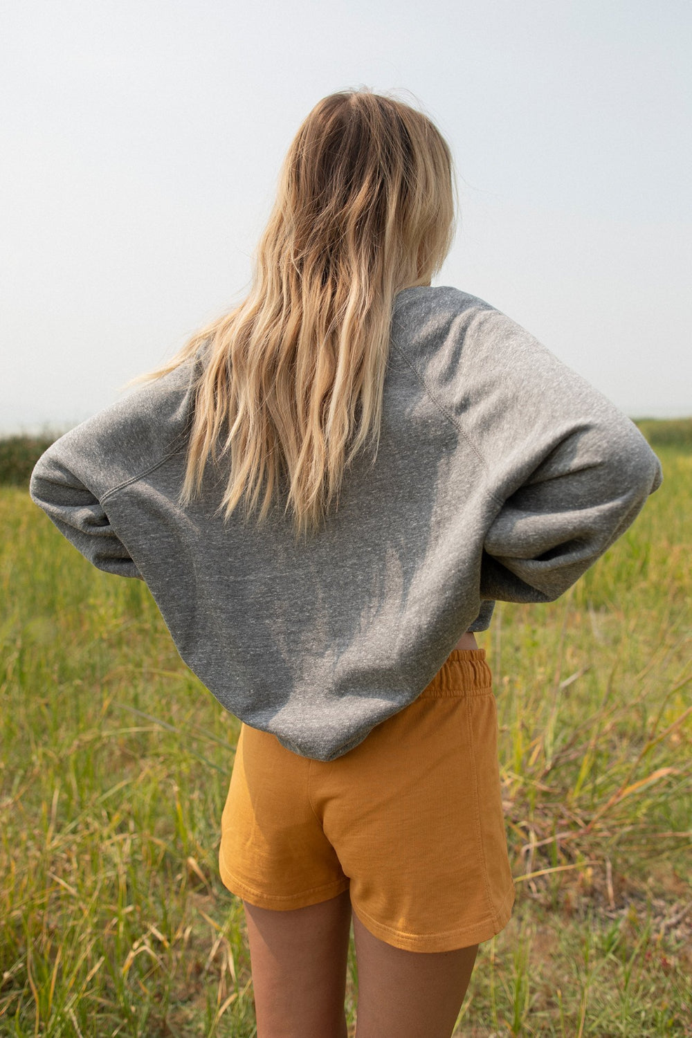 Pink Floyd Oversized Womens Crewneck Sweatshirt Grey