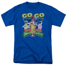 Load image into Gallery viewer, Power Rangers Go Go Mens T Shirt Royal Blue