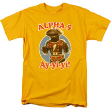 Load image into Gallery viewer, Power Rangers Alpha 5 Mens T Shirt Gold