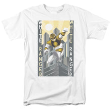 Load image into Gallery viewer, Power Rangers White Ranger Duo Mens T Shirt White