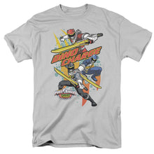 Load image into Gallery viewer, Power Rangers Swords Out Mens T Shirt Silver