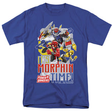 Load image into Gallery viewer, Power Rangers Morphin Time Mens T Shirt Royal Blue