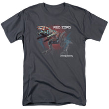 Load image into Gallery viewer, Power Rangers Red Zord Mens T Shirt Charcoal
