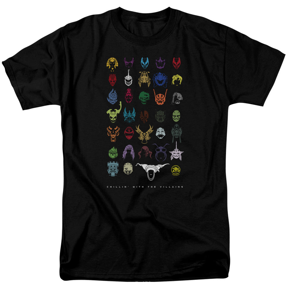 Power Rangers Villians Mens T Shirt Black
