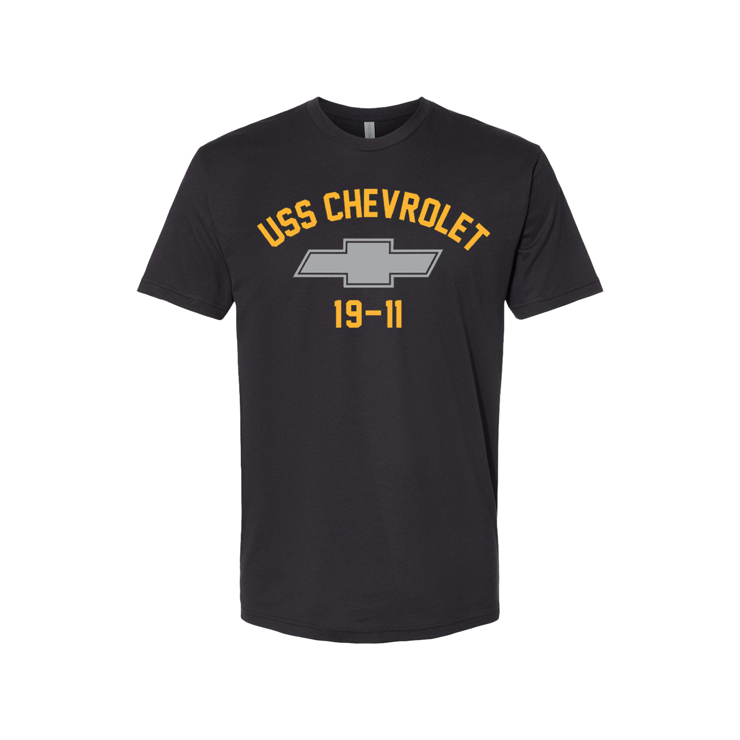 Chevrolet "USS Chevrolet 19-11" Mens T Shirt Black