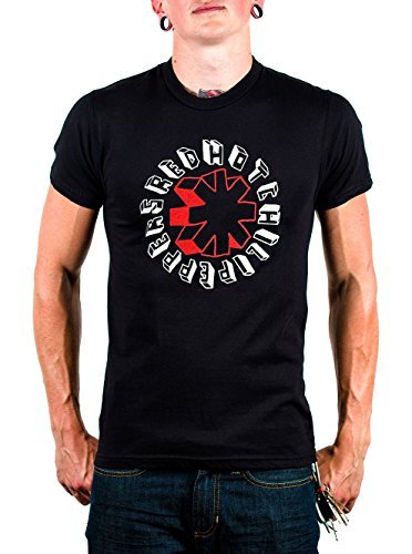 Red Hot Chili Peppers Men'S Rhcp Hand Drawn T-Shirt, Black, Medium Mens T Shirt