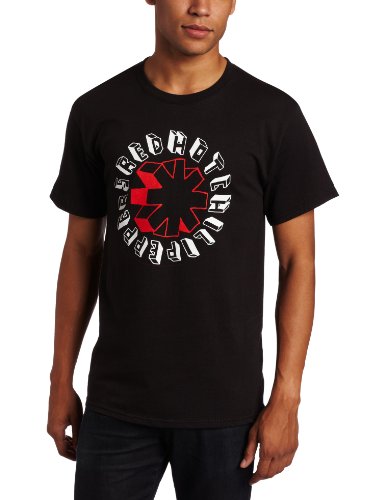 Red Hot Chilli Peppers Hand Drawn Logo (Large Shirt, Black) Mens T Shirt