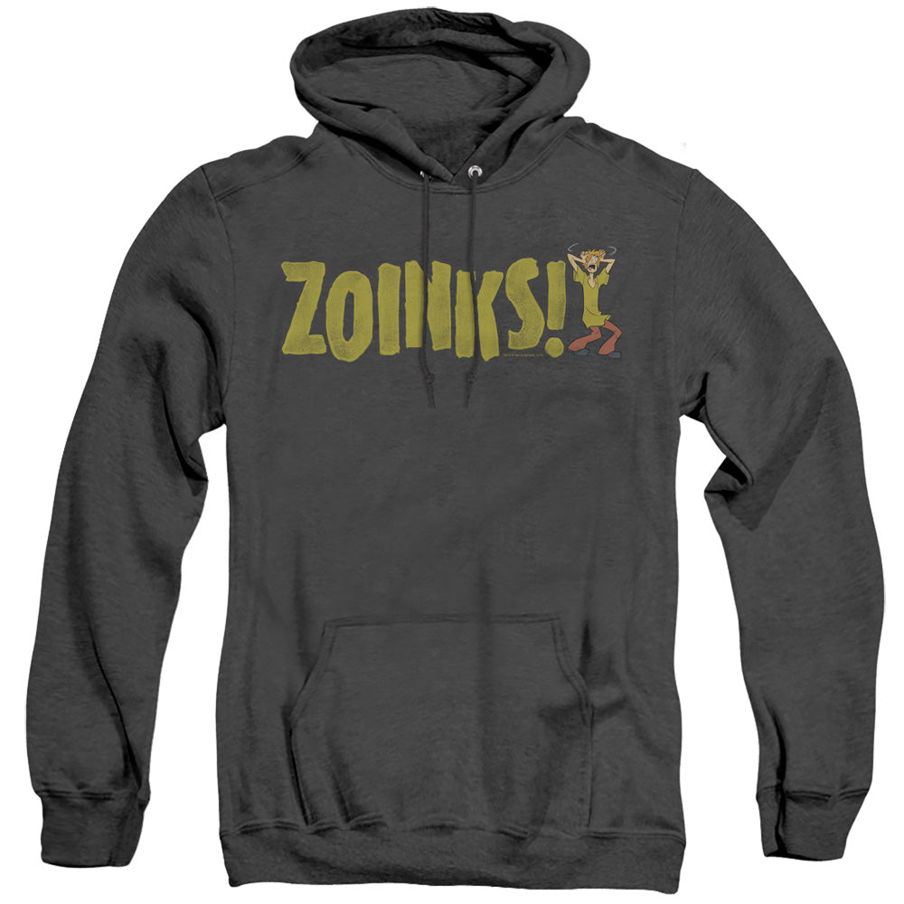 Scooby Doo Zoinks Heather Mens Hoodie Black