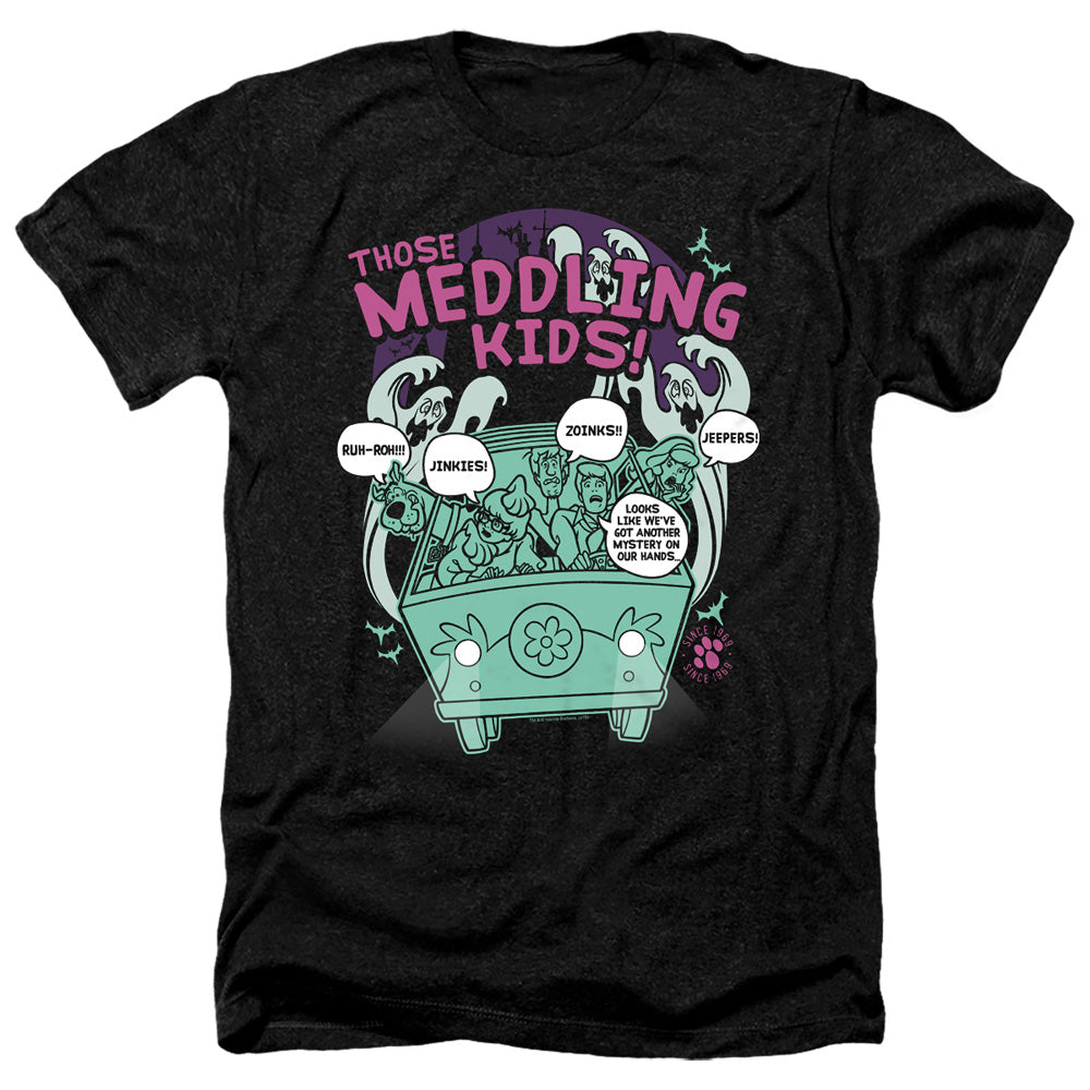 Scooby Doo Meddling Since 1969 Heather Mens T Shirt Black