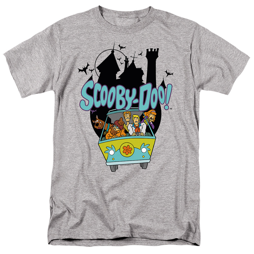 Scooby Doo! Drive! Mystery Machine Mens T Shirt Athletic Heather