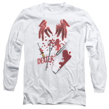 Load image into Gallery viewer, Dexter Tools Of The Trade Mens Long Sleeve Shirt White Officially Licensed
