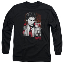 Load image into Gallery viewer, Dexter Boy Next Door Mens Long Sleeve Shirt Black Officially Licensed
