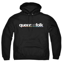 Load image into Gallery viewer, Queer As Folk Logo Mens Hoodie Black