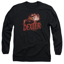 Load image into Gallery viewer, Dexter Drawing Mens Long Sleeve Shirt Black Officially Licensed