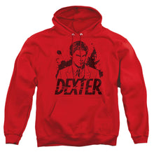 Load image into Gallery viewer, Dexter Splatter Dex Mens Hoodie Red