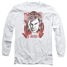 Load image into Gallery viewer, Dexter Blood Mens Long Sleeve Shirt White Officially Licensed
