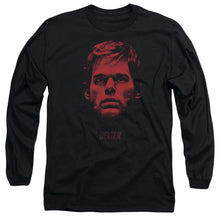 Load image into Gallery viewer, Dexter Bloody Face Mens Long Sleeve Shirt Black Officially Licensed