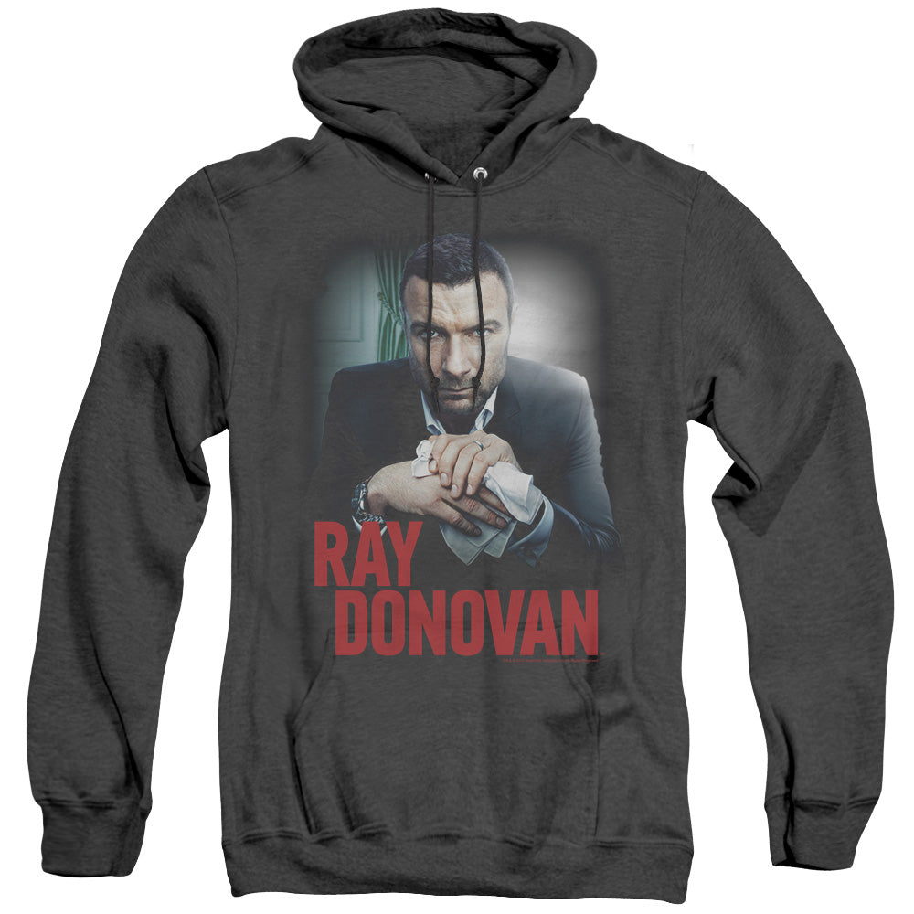 Ray Donovan Clean Hands Heather Mens Hoodie Black