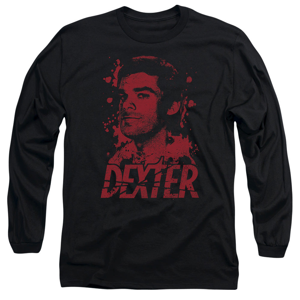 Dexter Born In Blood Mens Long Sleeve Shirt Black Officially Licensed