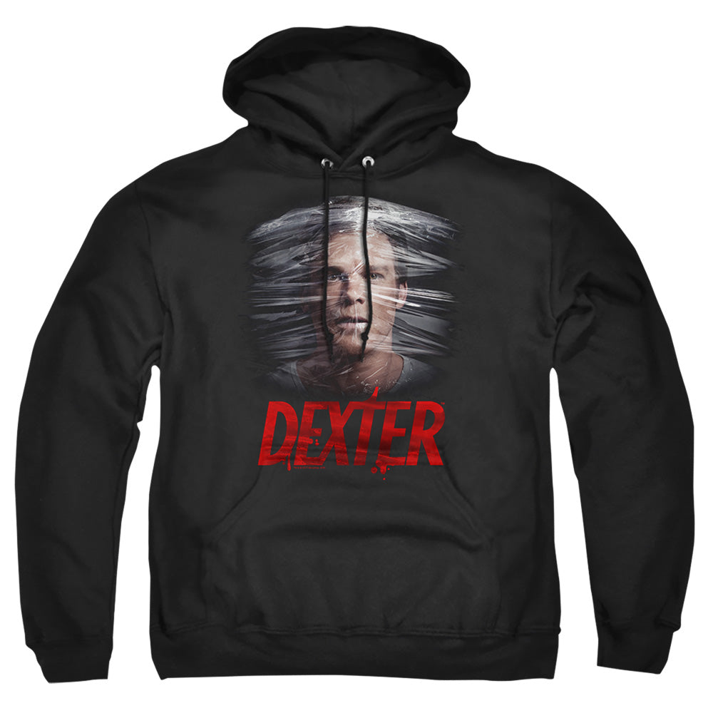 Dexter Plastic Wrap Mens Hoodie Black